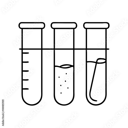 chemistry tubes icon, chemistry tubes vector illustration-simple illustration of chemistry tubes, perfect for chemistry tubes logos and icons