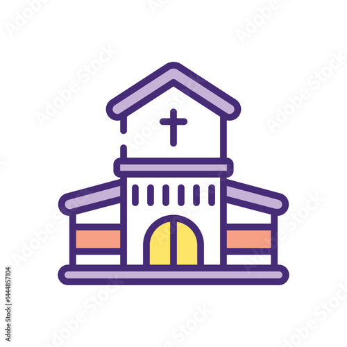 Church  Icon vector stock illustration