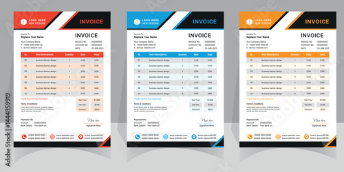 Premium Invoice Template for Effortless Business Transactions and Seamless Financial Operations. Sleek, Professional Design for Corporate Use. Thank You.
