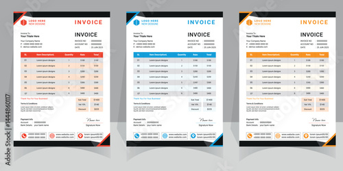 Premium Invoice Template for Effortless Business Transactions and Seamless Financial Operations. Sleek, Professional Design for Corporate Use. Thank You.
