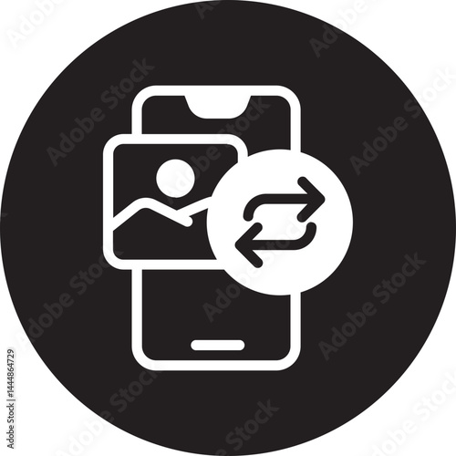repost glyph icon