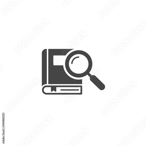 Knowledge Discovery: A symbolic representation of a book alongside a magnifying glass, inviting exploration and unveiling secrets within, embodying the essence of learning and research.