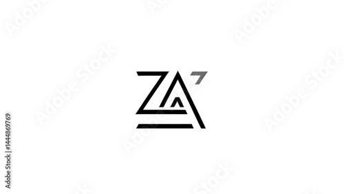 Free Download alphabet letter A and Z, logo A and Z - GFXLoad