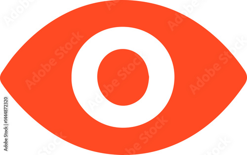 Orange Eye Icon
