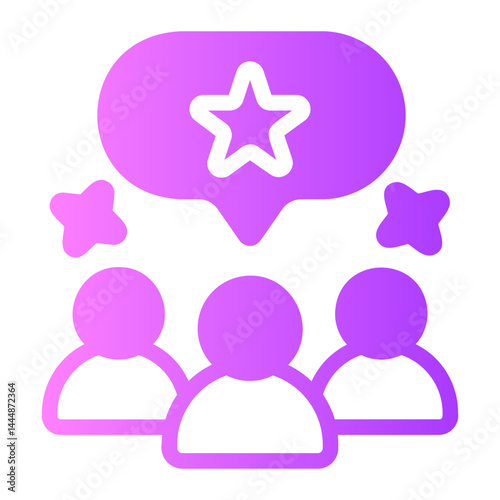 popularity gradient icon