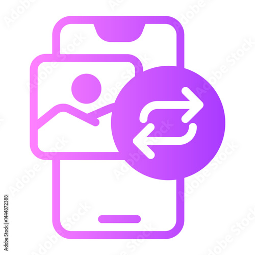 repost gradient icon