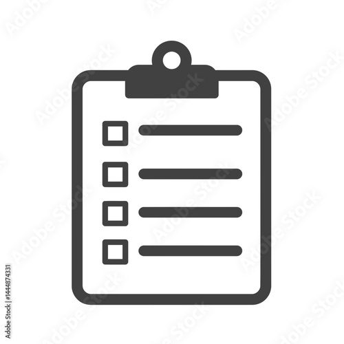 Clipboard with Checklist: A minimalist image of a clipboard displaying a to-do list, conveying a sense of organization, planning, and task management.