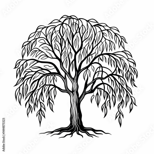 Nature Icon – Tree Vector Graphic