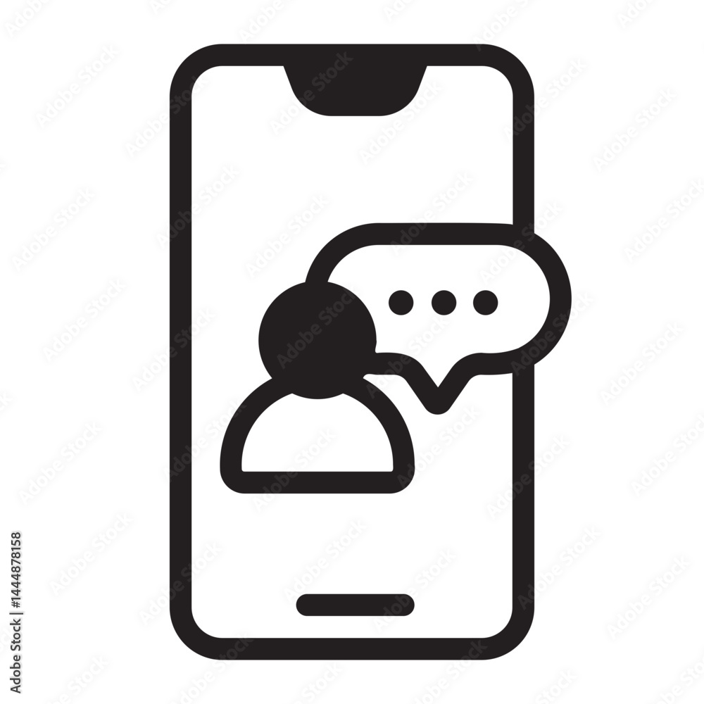 chat glyph icon chat glyph icon
