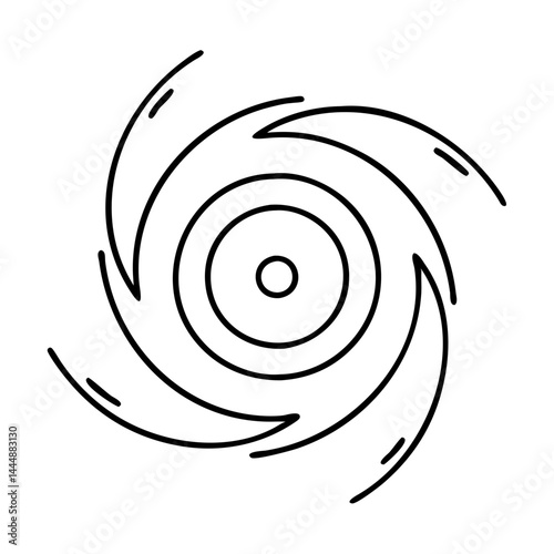 hurricane icon, hurricane vector illustration-simple illustration of hurricane, perfect for hurricane logos and icons