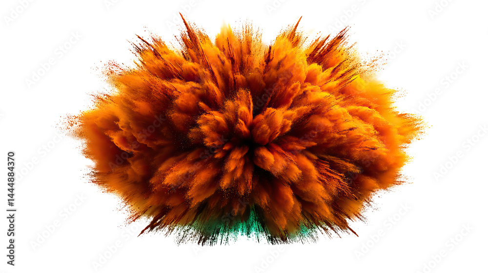 This isolated orange calendula flower, a natural floral beauty with a fresh color, is set against a white background This isolated orange calendula flower, a natural floral beauty with a fresh color, is set against a white background