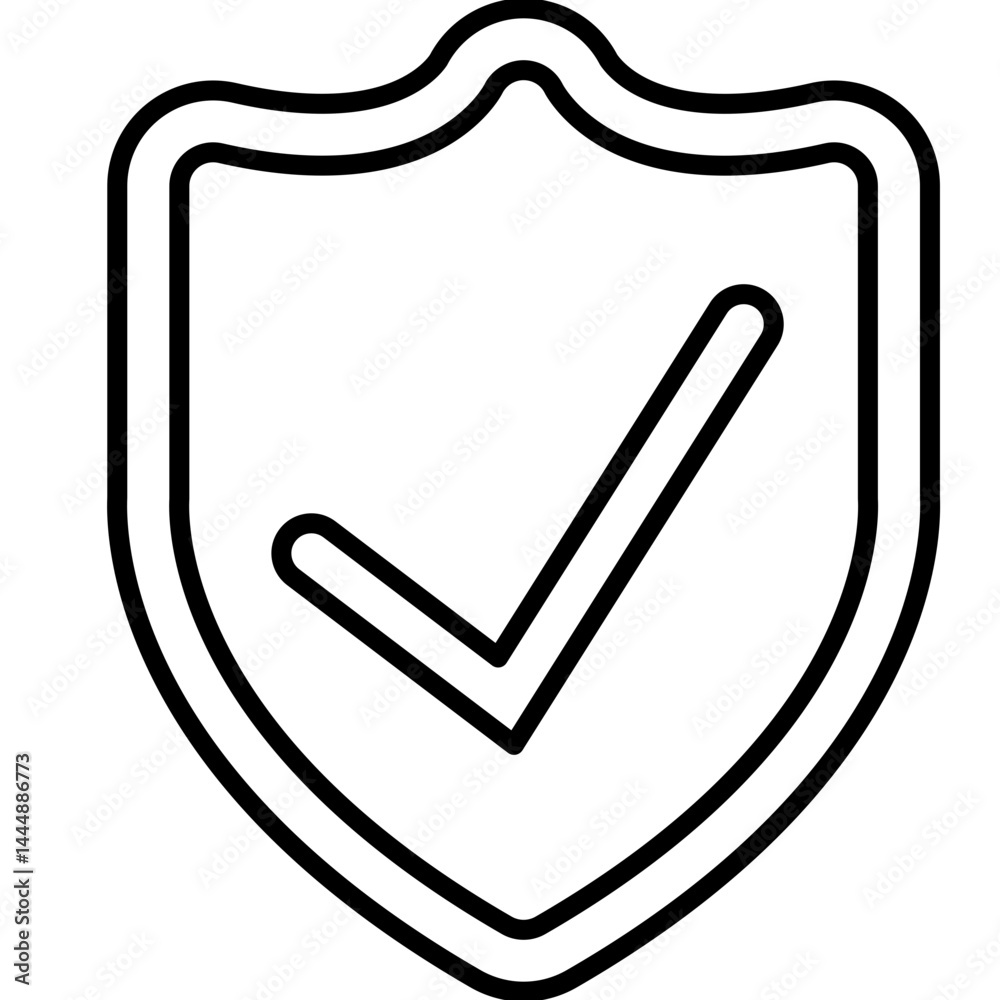 Insurance Line Icon Insurance Line Icon