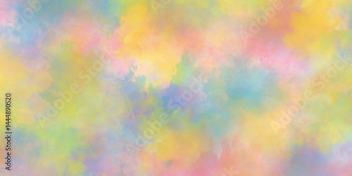 abstract colorful mixed color soft watercolor background, Watercolor paper texture background with cloudy stains and splashes, multicolor pastel rainbow gradient colors watercolor grunge texture.