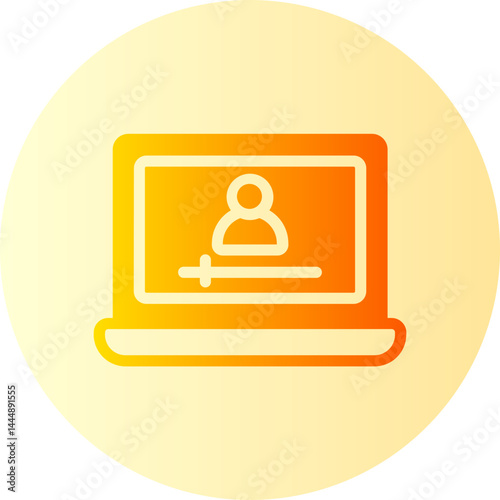 vlogger gradient icon
