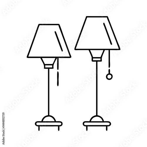 light lamps icon, light lamps vector illustration-simple illustration of light lamps, perfect for light lamps logos and icons