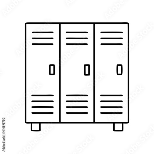 locker icon, locker vector illustration-simple illustration of locker, perfect for locker logos and icons