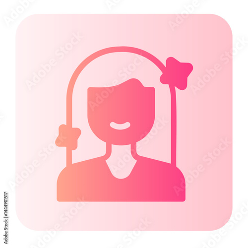 influencer gradient icon