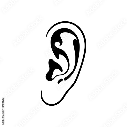 Ear silhouette 