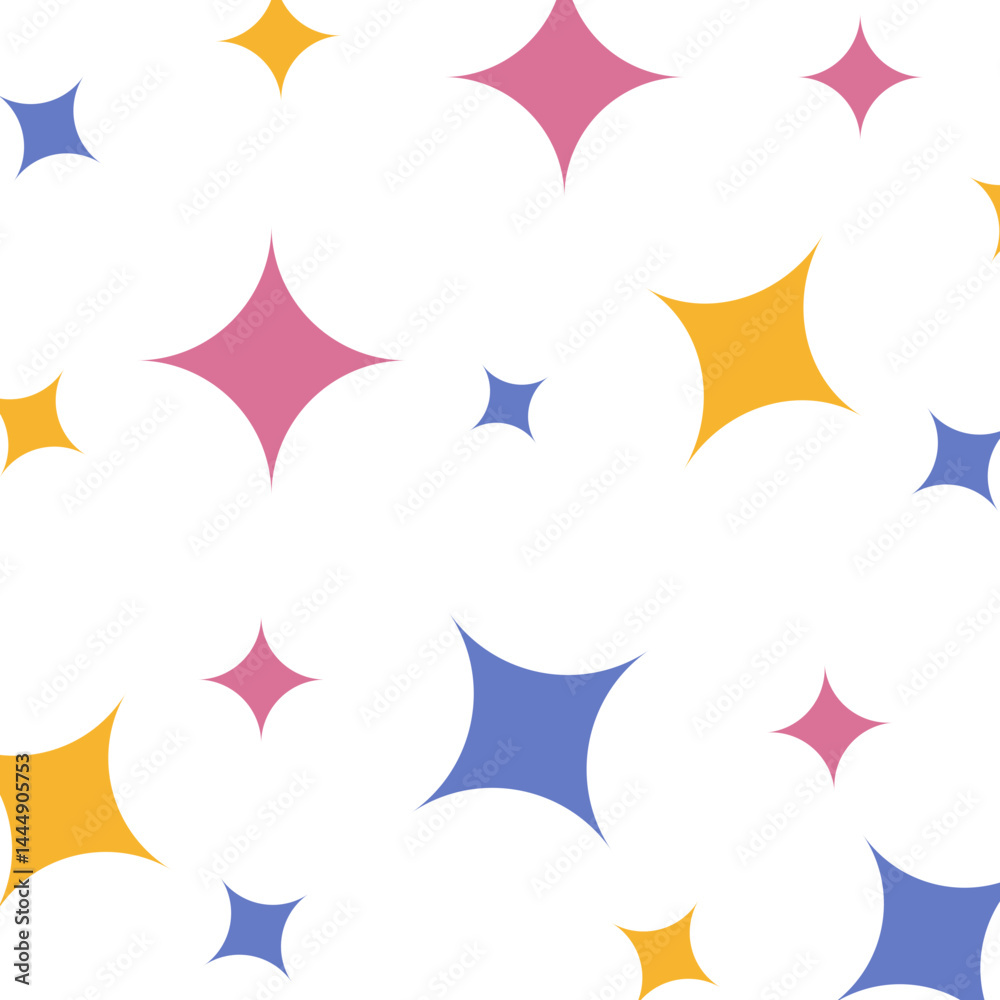  Groovy Sparkles Seamless Pattern 