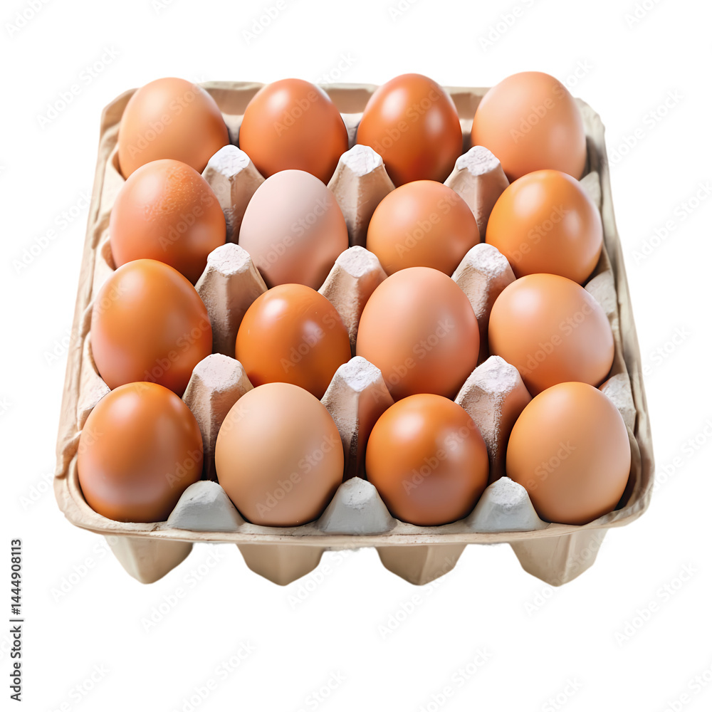 Fresh Brown Eggs in Carton Fresh Brown Eggs in Carton