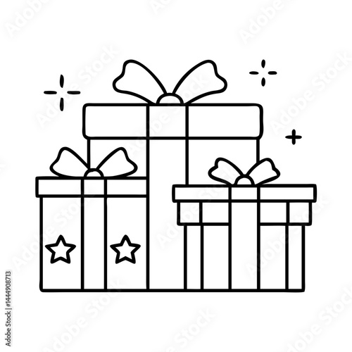 presents icon, presents vector illustration-simple illustration of presents, perfect for presents logos and icons