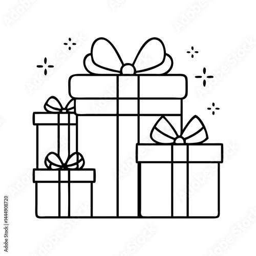 presents icon, presents vector illustration-simple illustration of presents, perfect for presents logos and icons