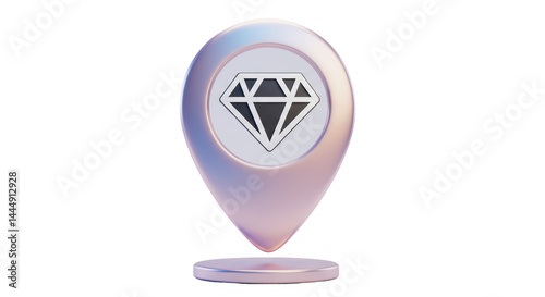 Isolated Diamond Location Marker Free Download Isolated Diamond Location Marker - GFXLoad