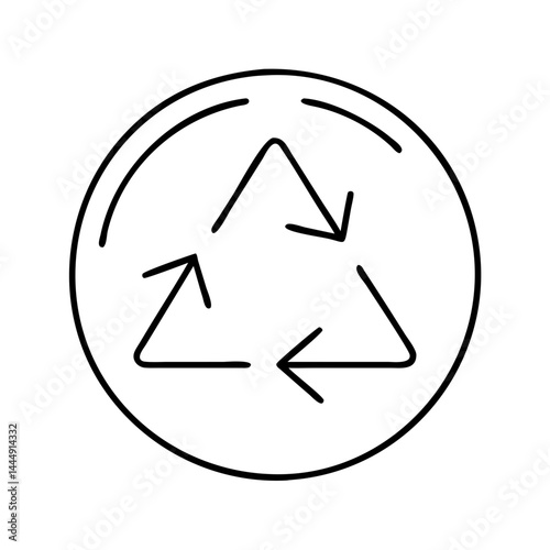 Free Download recycle button icon, recycle button vector illustration-simple illustration of recycle button, perfect for recycle button logos and icons - GFXLoad