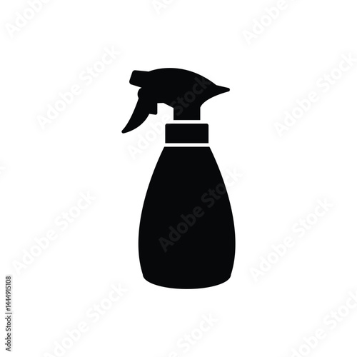 spray bottle, clean, cleaning icon vector
