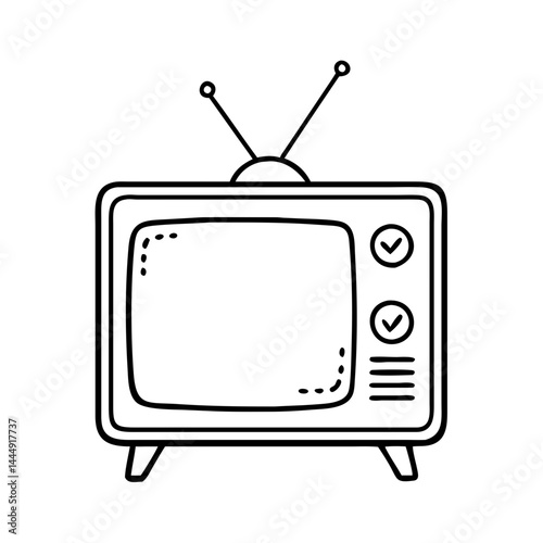 retro tv xxl icon icon, retro tv xxl icon vector illustration-simple illustration of retro tv xxl icon, perfect for retro tv xxl icon logos and icons