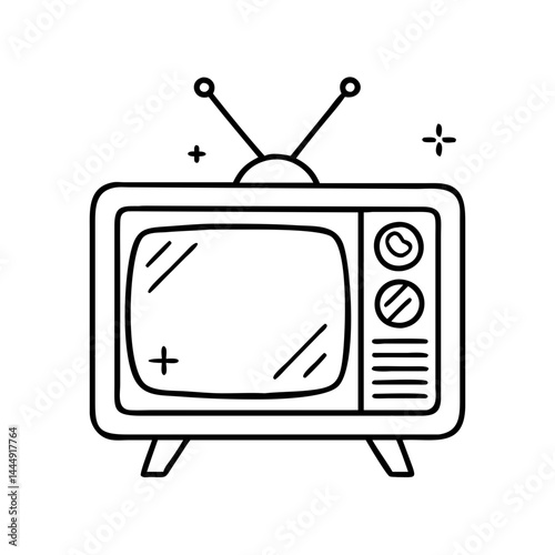 retro tv xxl icon icon, retro tv xxl icon vector illustration-simple illustration of retro tv xxl icon, perfect for retro tv xxl icon logos and icons