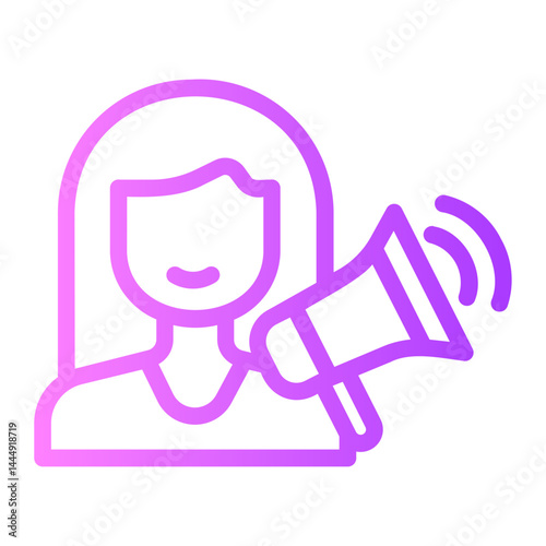 influencer gradient icon