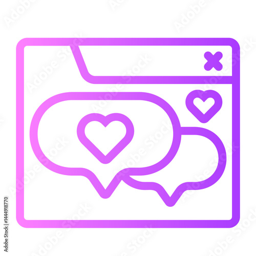 reaction gradient icon