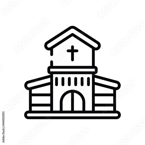 Church  Icon vector stock illustration
