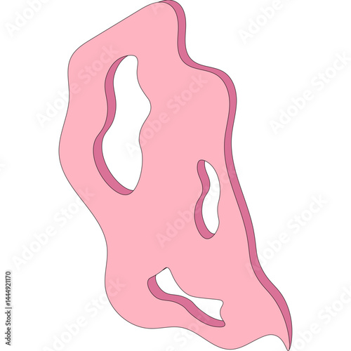 Abstract Smoke Shape