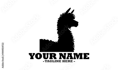 Alpaca animal icon, alpaca vector design, alpaca logo art and alpaca illustrasion vector design
