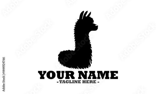 Alpaca animal icon, alpaca vector design, alpaca logo art and alpaca illustrasion vector design
