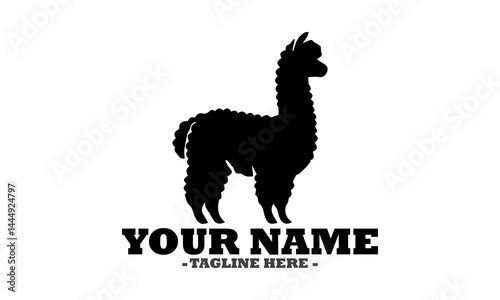 Alpaca animal icon, alpaca vector design, alpaca logo art and alpaca illustrasion vector design