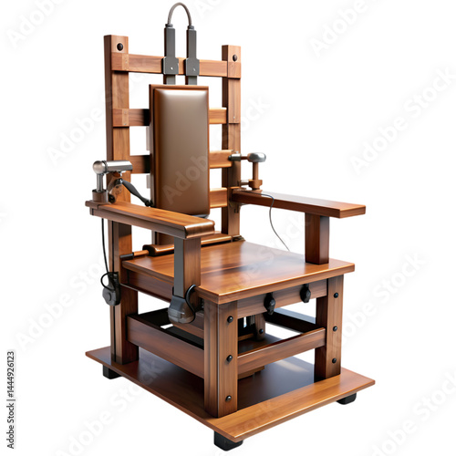 Electric Chair Stock Photo: Capital Punishment History Image