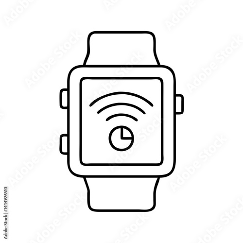 smartwatch icon, smartwatch vector illustration-simple illustration of smartwatch, perfect for smartwatch logos and icons