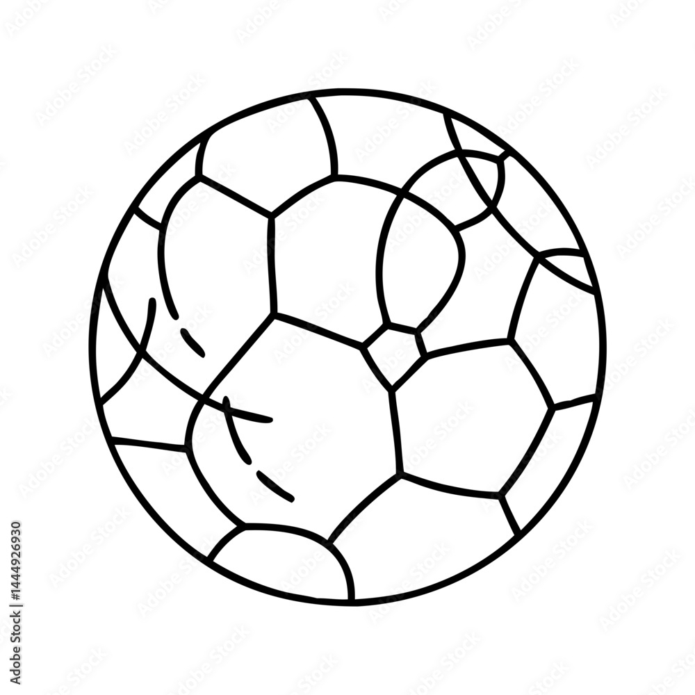 Fototapeta premium soccer ball icon, soccer ball vector illustration-simple illustration of soccer ball, perfect for soccer ball logos and icons