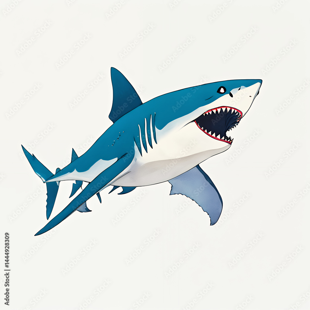 Fototapeta premium great white shark