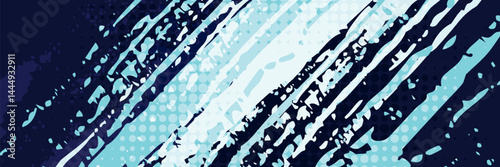 Abstract geometric ice car livery wrap background vector design blue rebel grunge flame, lightning, thunder, claw art racing speed , pattern spikes arrow dragon sporty esport gaming banner