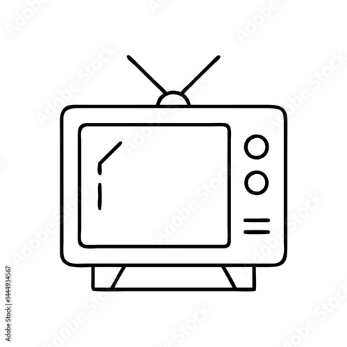 tv icon icon, tv icon vector illustration-simple illustration of tv icon, perfect for tv icon logos and icons