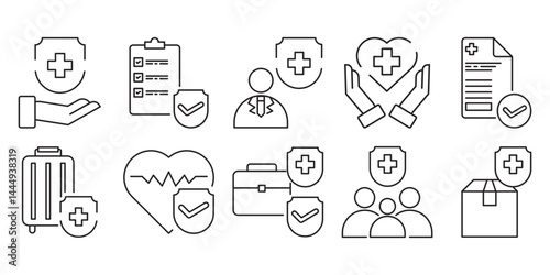Insurance Line Icon
