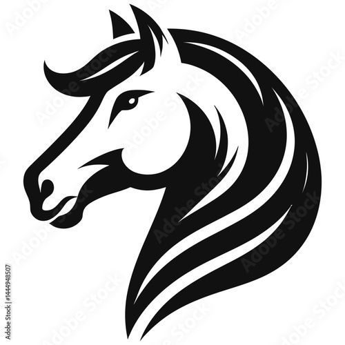 horse head silhouette