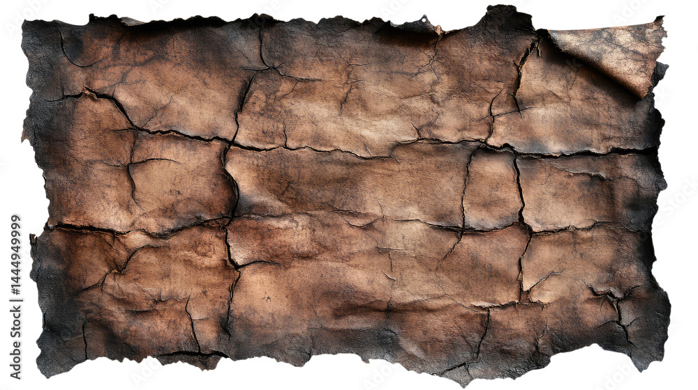 Cracked Surface Texture Background with Earthy Tones Ideal for Vintage Designs and Artistic Backdrops