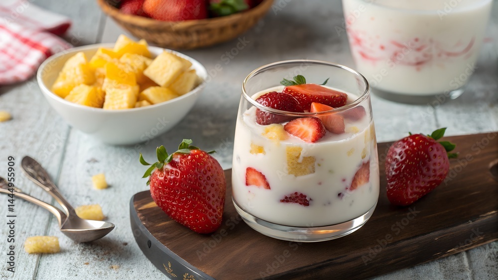 strawberries and cream strawberries and cream