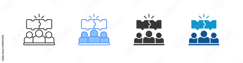 Meeting Multistyle Icon Sheet