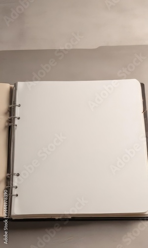 Wallpaper Mural Blank photo album pages fanned open, ready for images ,  minimalist,  backdrop,  blank Torontodigital.ca